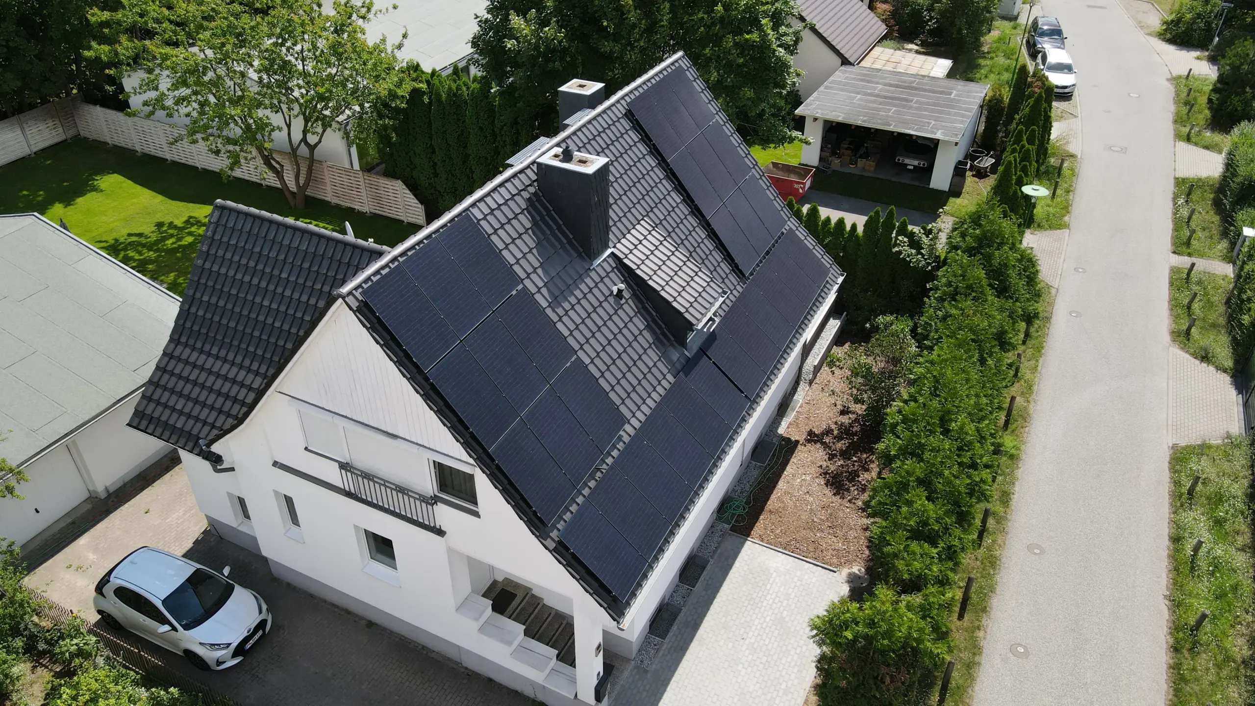 haus mit solaranlage 267x150